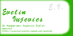 evelin vujevics business card